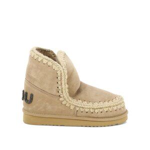 Mou Eskimo 18 Glitter Logo Ankle Boots IT 36 Women